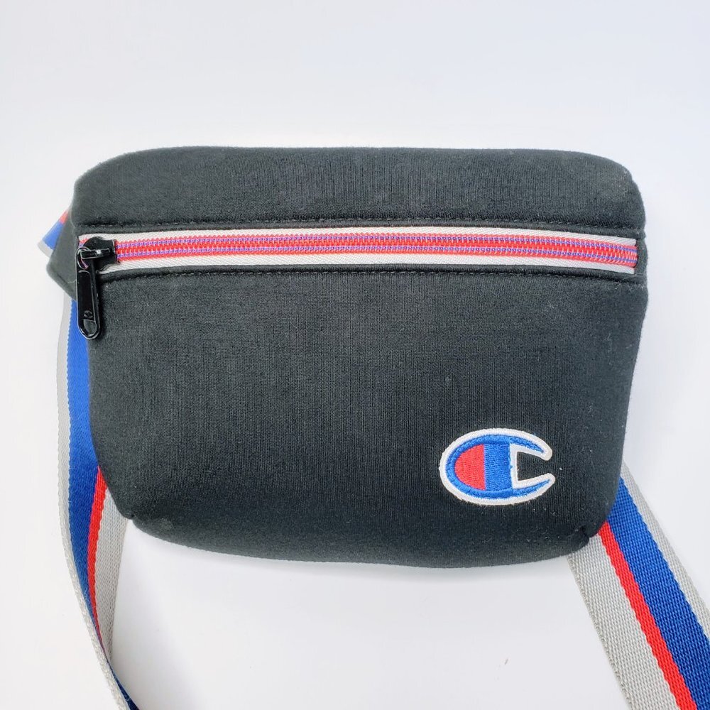 Champions Multipurpose Adjustable Strap Zippered Black‎ Belt Bag - Picture 3 of 7